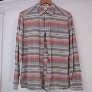 Bundle 3/$30 H&M LOGG Linen Blend Pastel Button Down Shirt